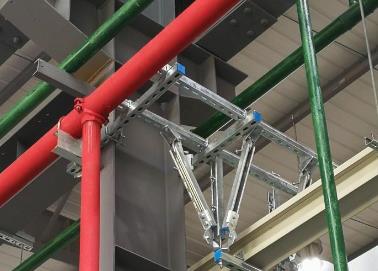永川该抗震支架的整体式支吊架结构协调性好